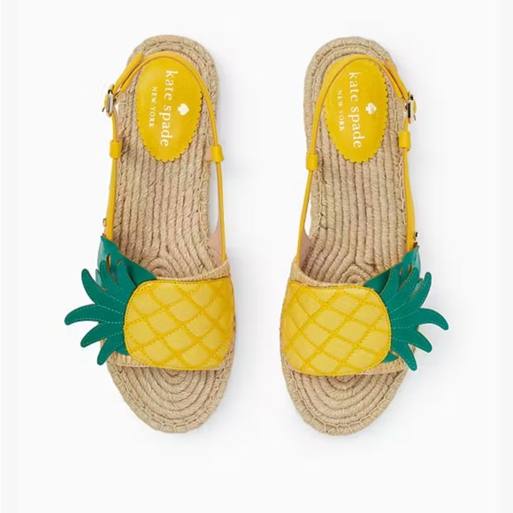 kate spade Shoes - Kate Spade Tropical Pineapple Sandals